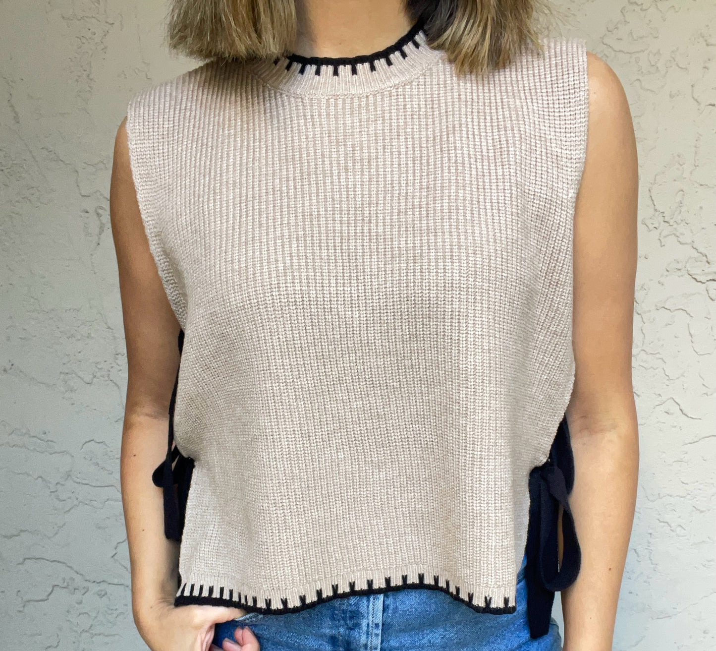 Mock Neck Sweater Top