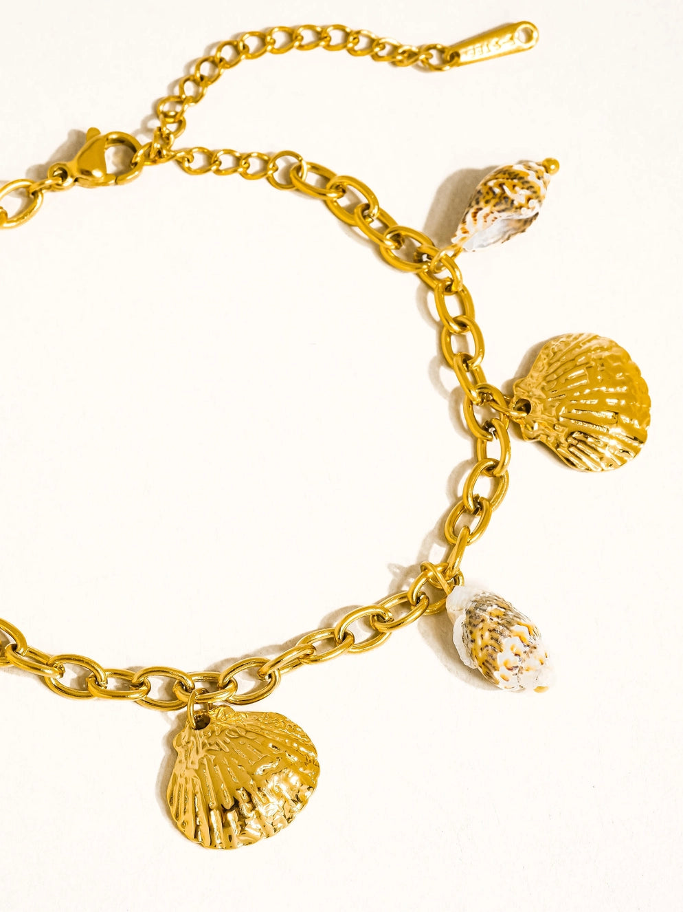 Seashell Charm Bracelet
