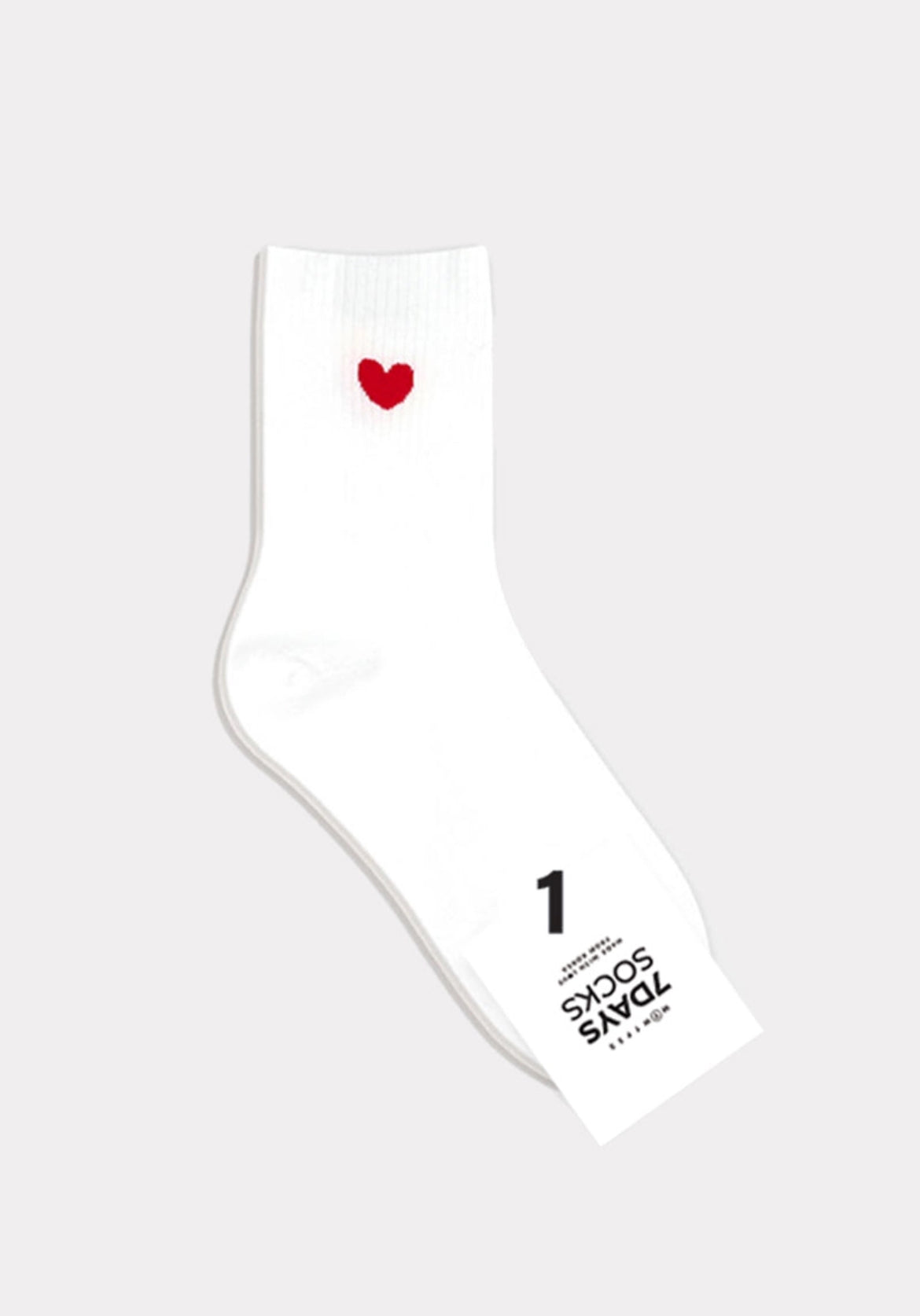 Women's Heart Crew Socks