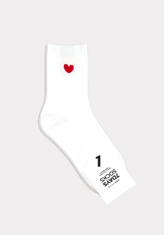 Women's Heart Crew Socks