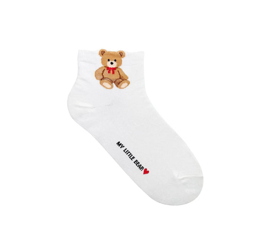 Women's Crew Mini Bear Socks