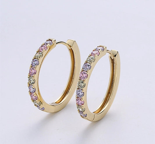 Dainty Gold Huggie Earrings