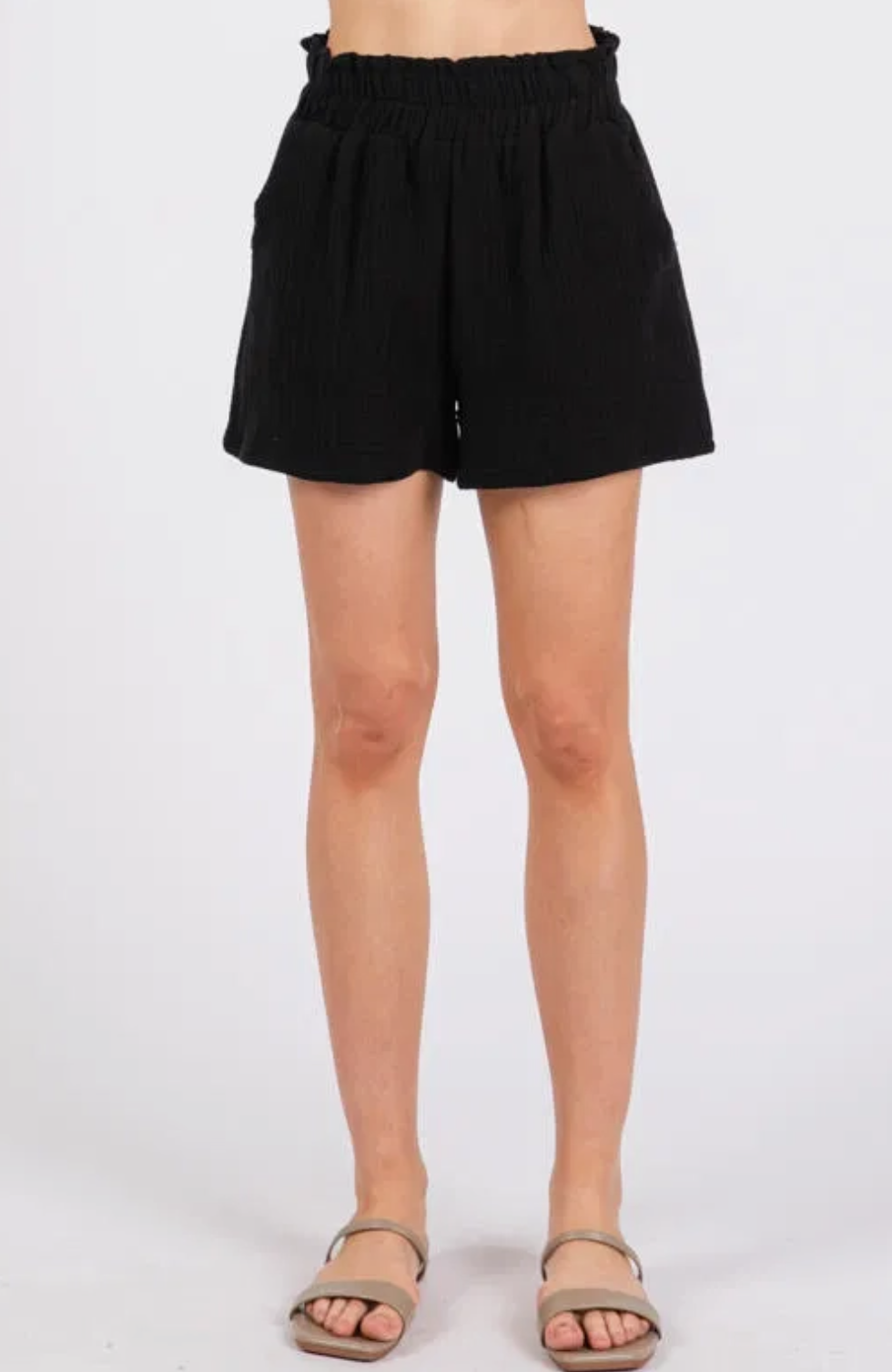 Cotton Triple Gauze Shorts