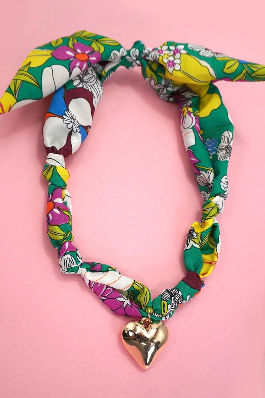 Handmade Scarf Charm (Green)