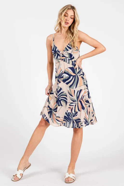 Front Twist Cami Dress
