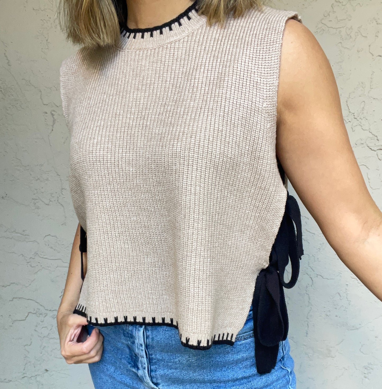Mock Neck Sweater Top