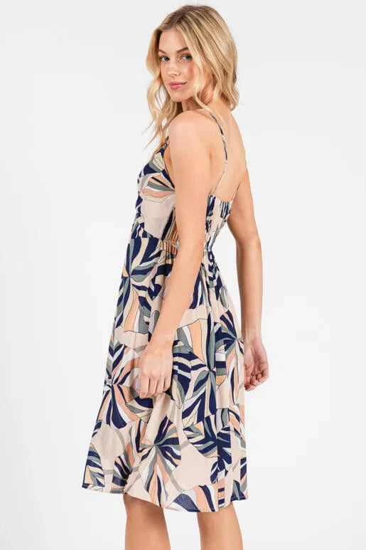 Front Twist Cami Dress