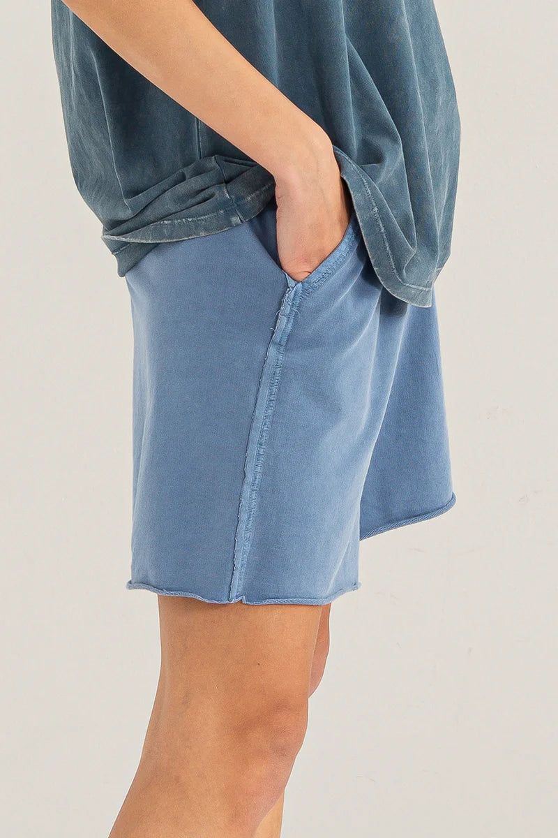 Mid Rise Drawstring Shorts