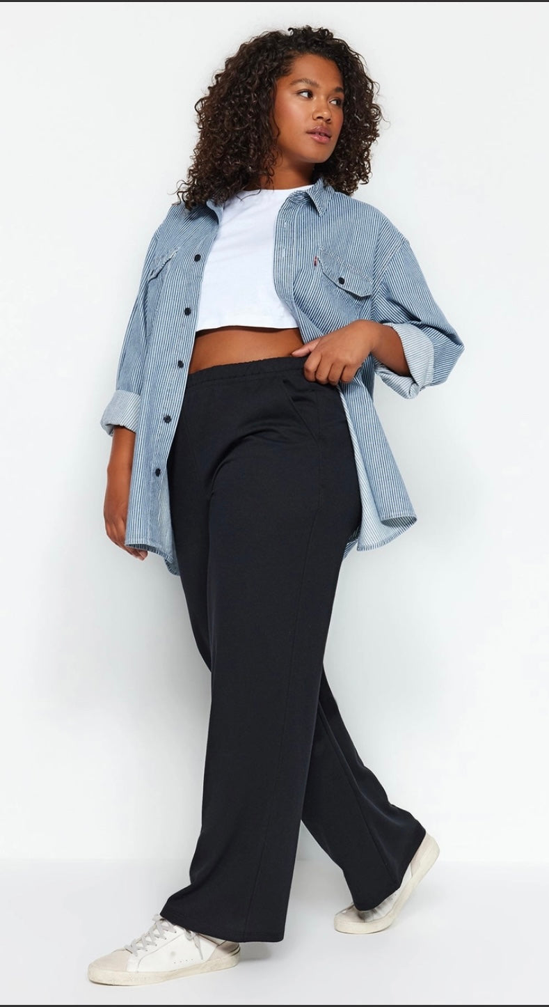 Women's High Waist Plus Size Pants