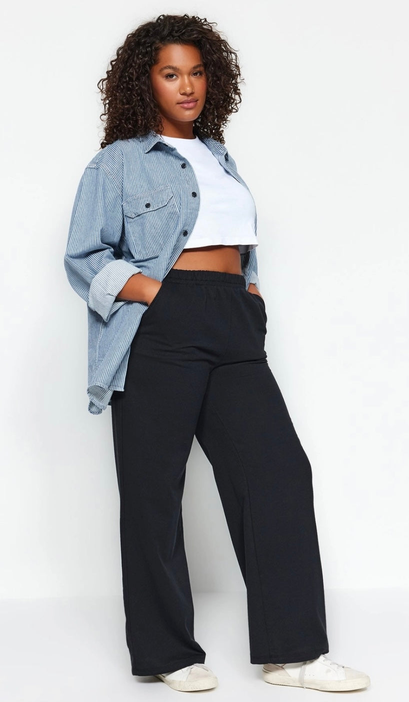 Women's High Waist Plus Size Pants