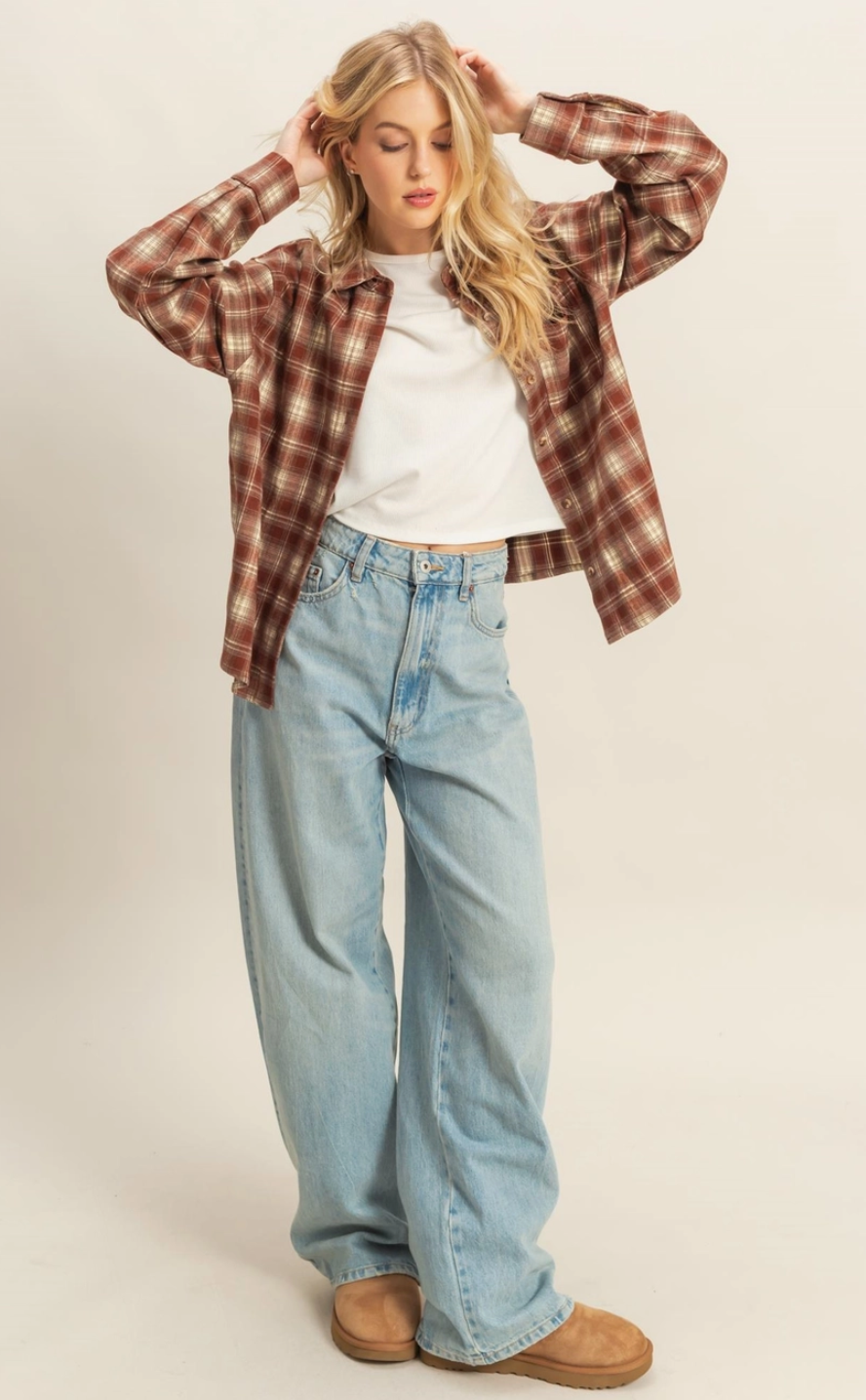 Classic Checkered Button Up Shirt
