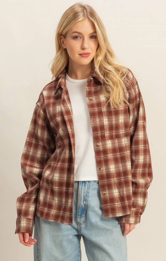Classic Checkered Button Up Shirt