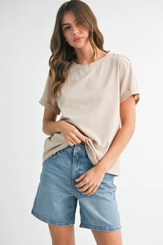 Molly Baby Tee (Cream)