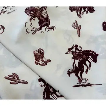 Western Pattern Rodeo Print Scarfs