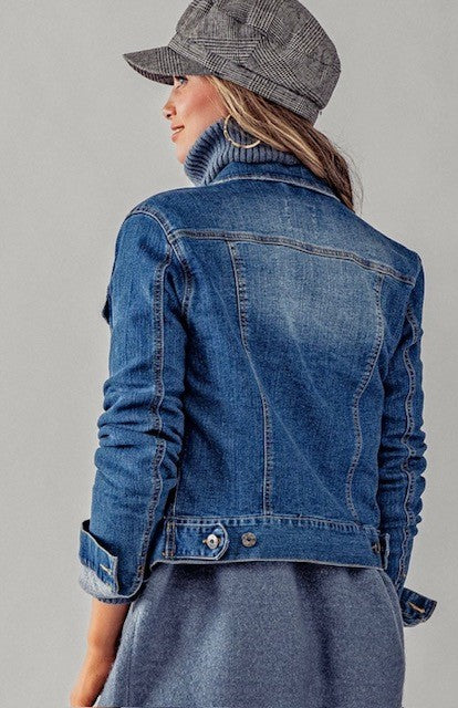 Denim Jean Jacket w/ Pockets