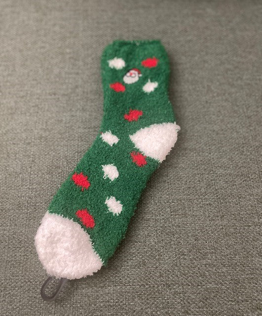 Christmas Pattern Fuzzy Winter Socks