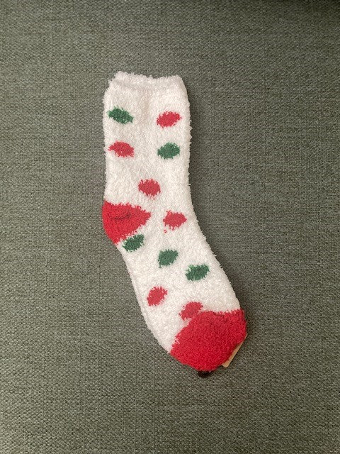 Christmas Pattern Fuzzy Winter Socks