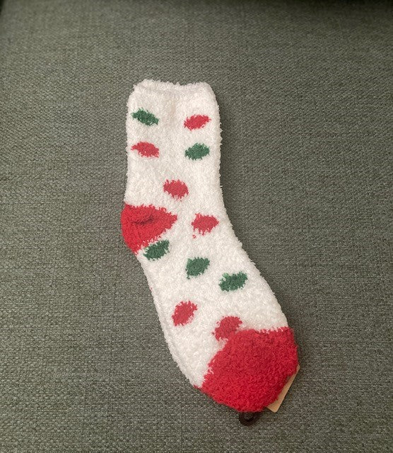 Christmas Pattern Fuzzy Winter Socks