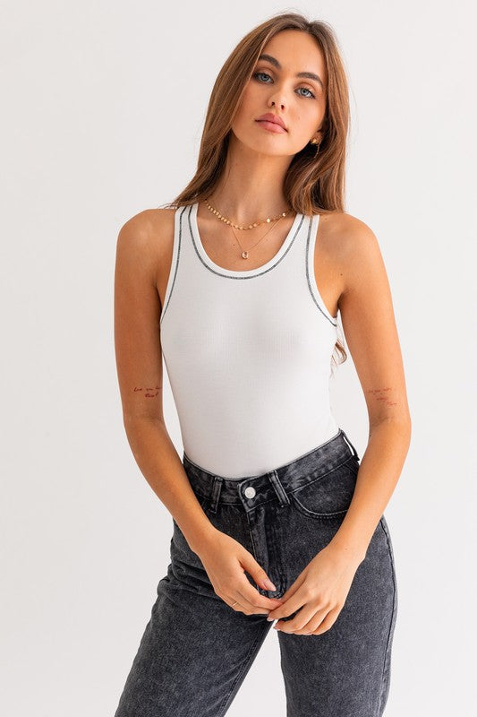 Round Hem Rib Tank